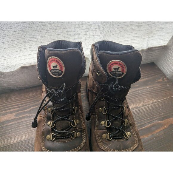 *  Mens Red Wing Irish Setter 83617 Brown Leather Soft Toe Work Boots Size 12 main image 4